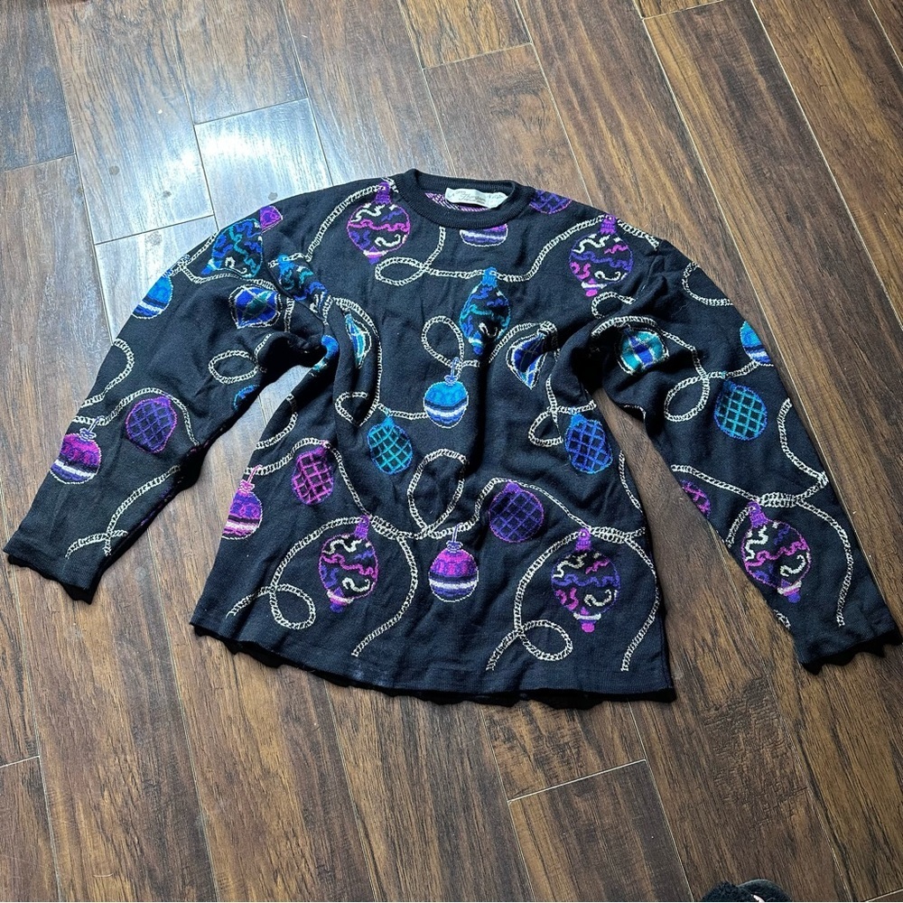 VTG Norm Thompson Wool Holiday Christmas Sweater